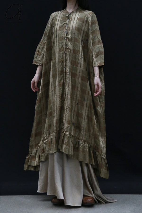 Mutedance 24 Autumn and Winter Long Sleeve Round Neck Lace Dress MD-MD24FW90-celadon MD24FW89 MD24FW90